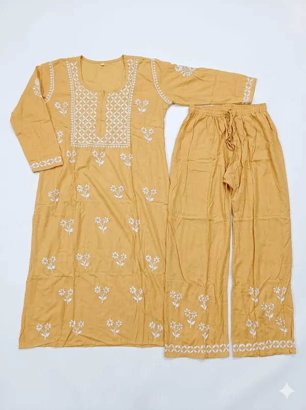 Mustard_Embroidered_Straight_Plazzo_Kurta_Set_for_Women