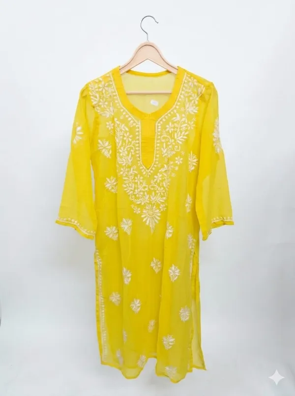Yellow_Embroidered_Straight_Kurta_For_Women