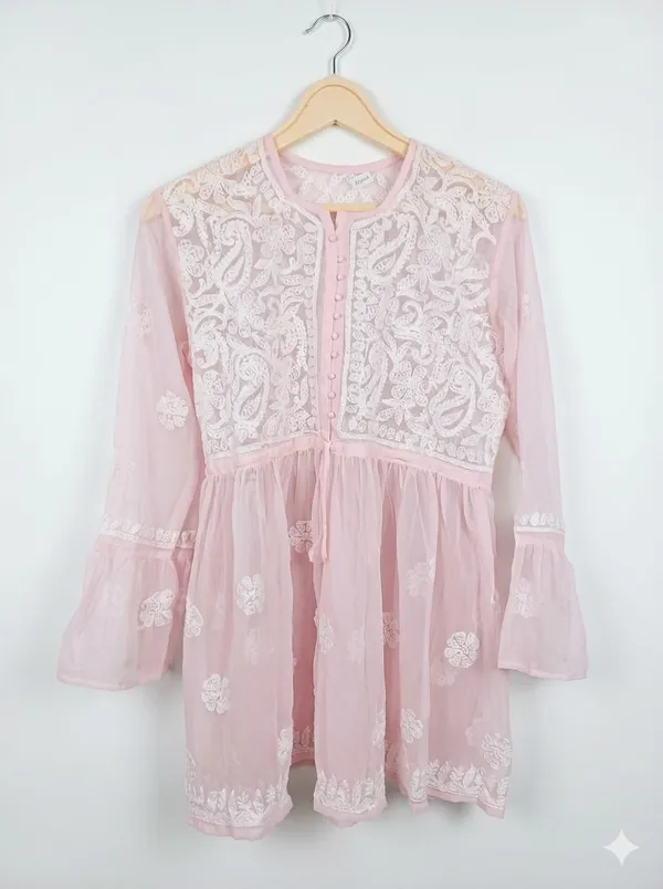 Pink_Net_Flared_Dress_for_Girls