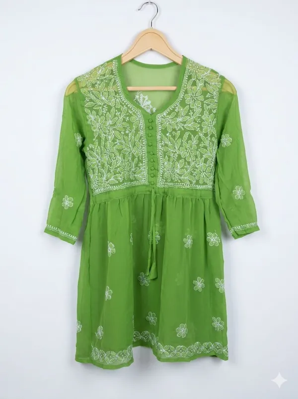 Green_Embroidered_Flared_Dress_for_Women