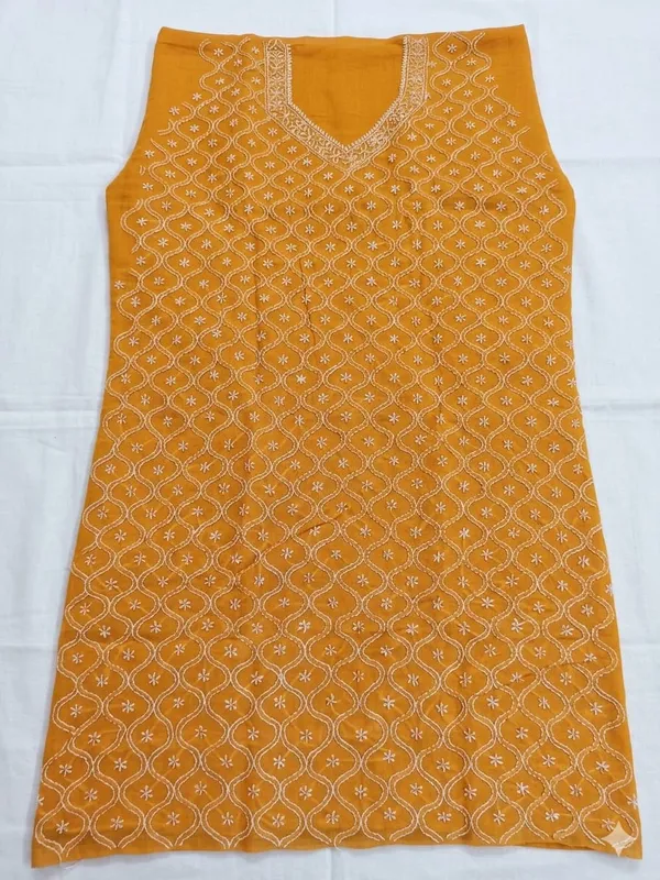 Mustard_Embroidered_Sleeveless_Kurta_for_Women