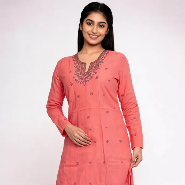 Pink_Cotton_Embroidered_Unstitched_Suit_Material_For_Women