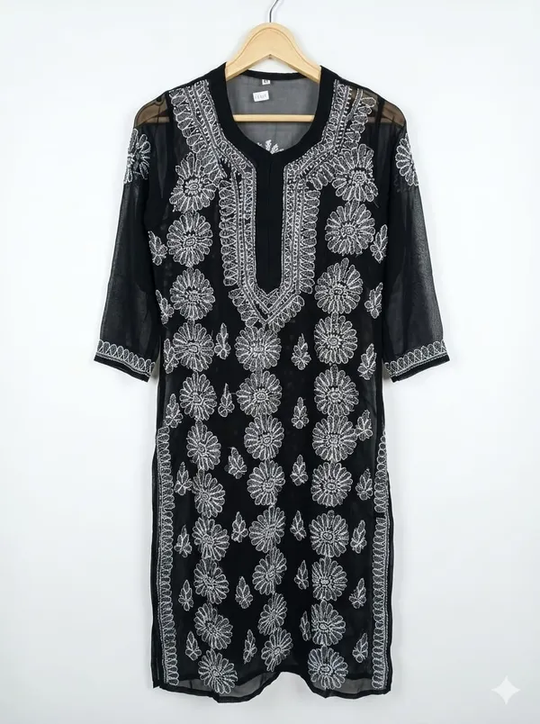 Black_Sheer_Embroidered_Straight_Kurta_for_Women