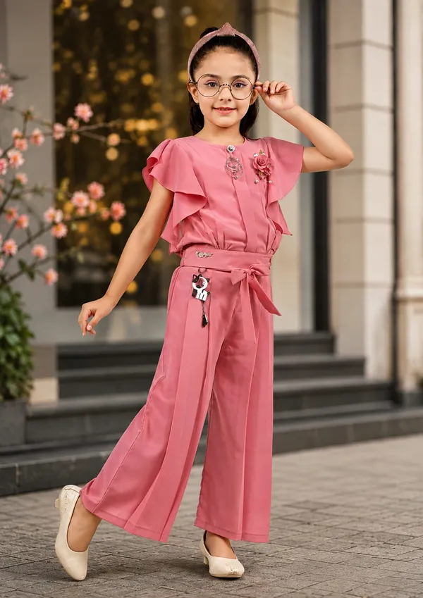 Pink_Casual_Jumpsuit_for_Girls