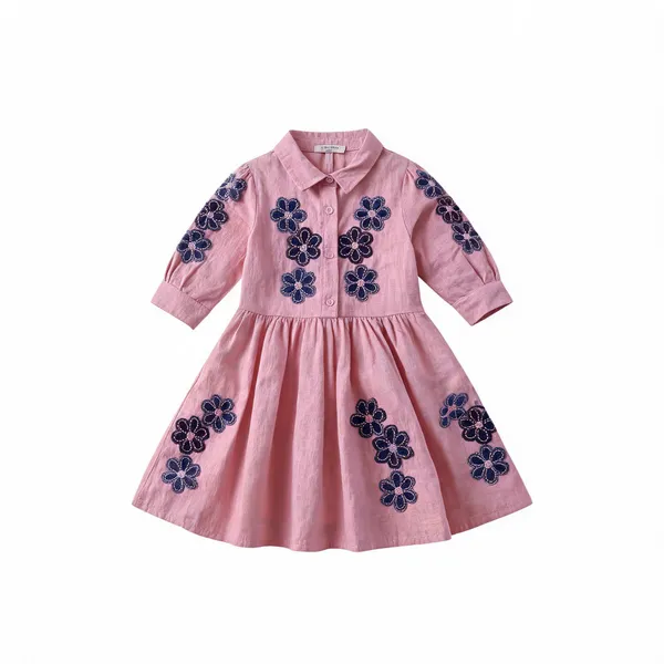Pink_Floral_Embroidered_Shirt_for_Girls