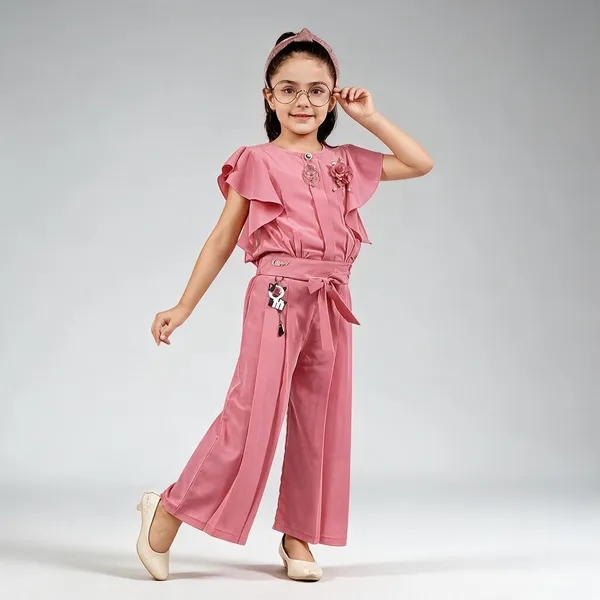 Pink_Casual_Jumpsuit_for_Girls
