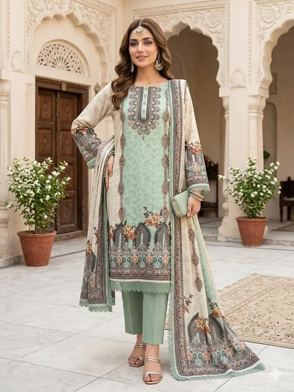 Green_Printed_Straight_Fit_Suit_Set_for_Women
