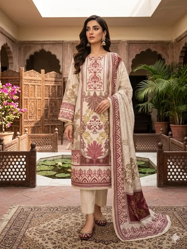 Cream_Printed_Ethnic_Suit_Set_for_Women