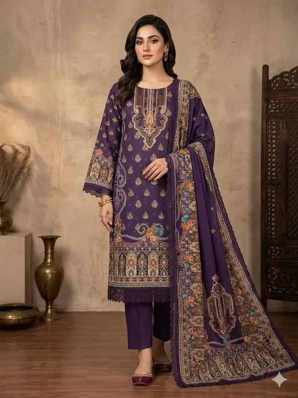 Purple_Printed_Ethnic_Kurta_Set_for_Women