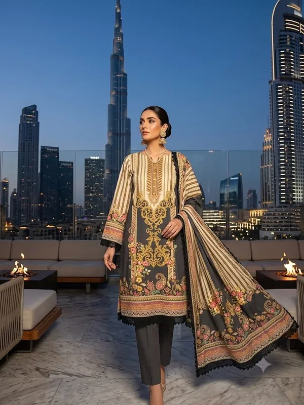 Olive_Printed_Straight_Kurta_Set_for_Women