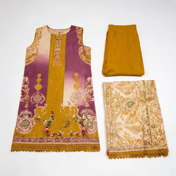Mustard_Muslin_Straight_Unstitched_Suit_Set_For_Women