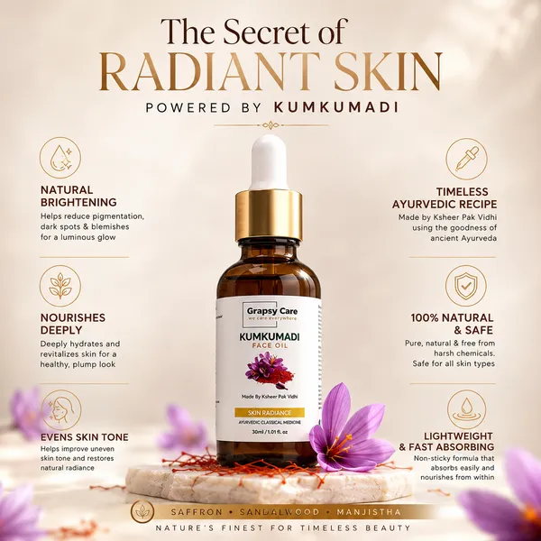 Kumkumadi_Saffron_Sandalwood_Manjistha_Brightening_Face_Oil