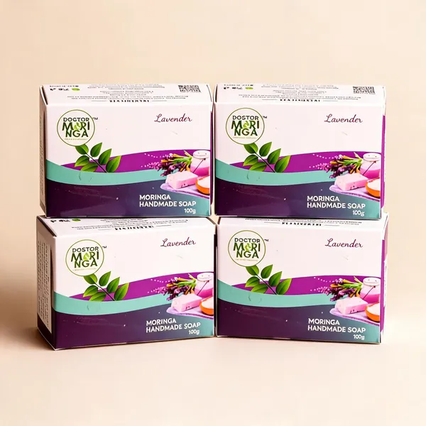 Moringa_Lavender_Rose_Soothing_Handmade_Bath_Soap_-_Pack_Of_4