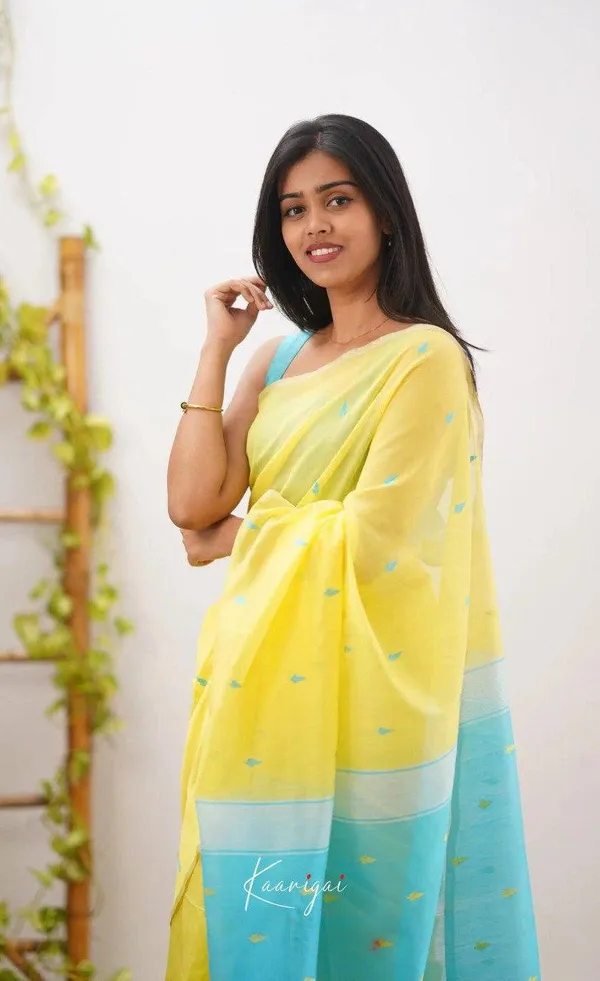 Yellow_Printed_Saree_for_Women