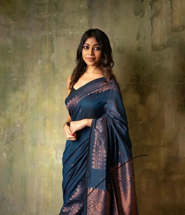 Navy_Blue_Printed_Saree_for_Women