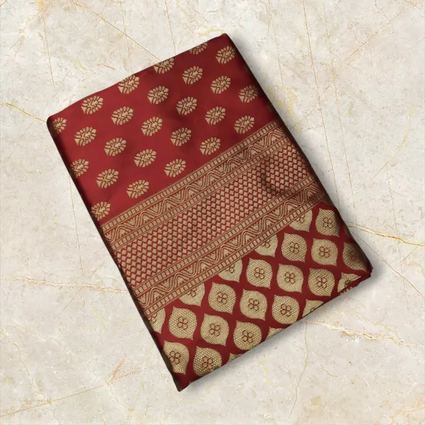 Maroon_Gold_Motif_Woven_Saree_for_Women