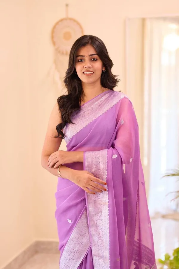 Purple_Floral_Border_Saree_for_Women