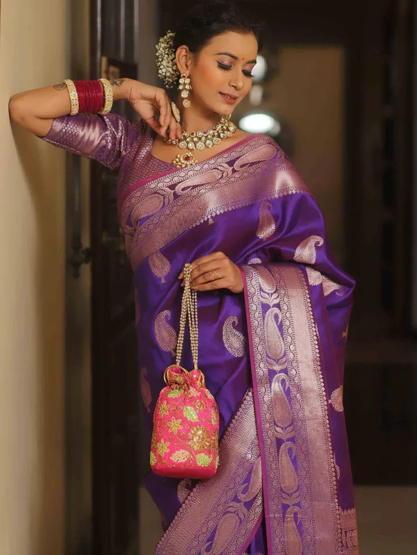 Purple_Brocade_Saree_for_Women