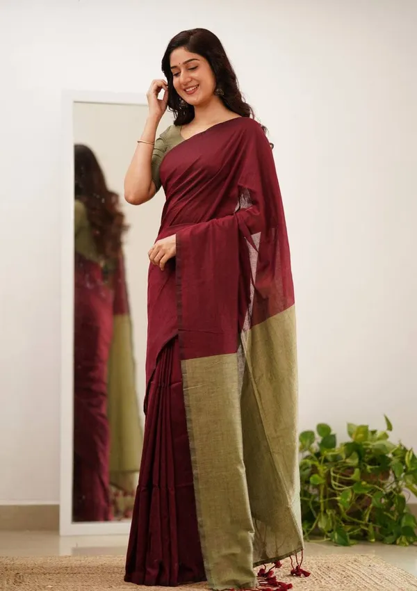 Maroon_Ethnic_Saree_for_Women