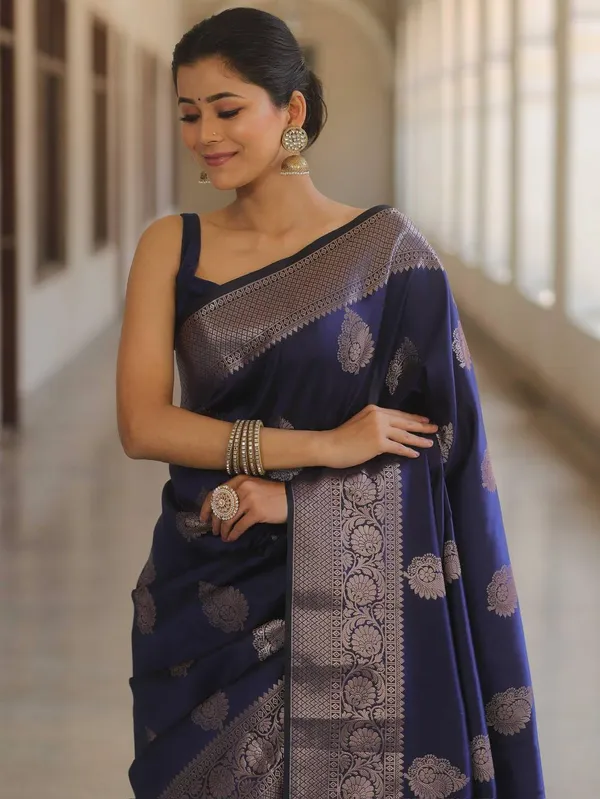 Navy_Blue_Woven_Traditional_Saree_for_Women