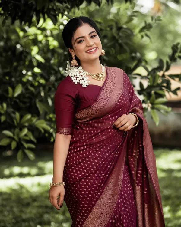 Maroon_Patterned_Saree_for_Women