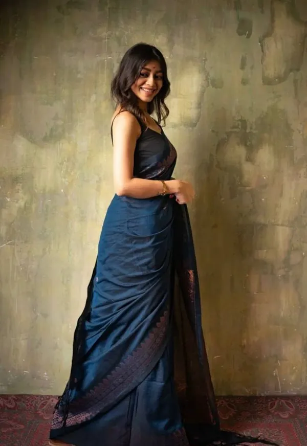 Navy_Blue_Printed_Saree_for_Women