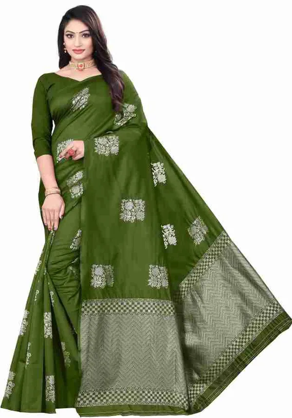 Green_Floral_Motif_Saree_for_Women