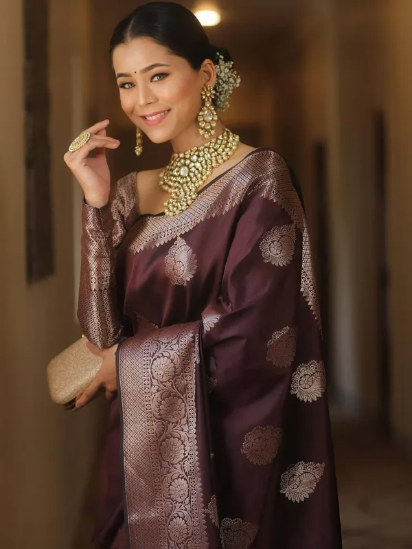 Brown_Woven_Saree_for_Women