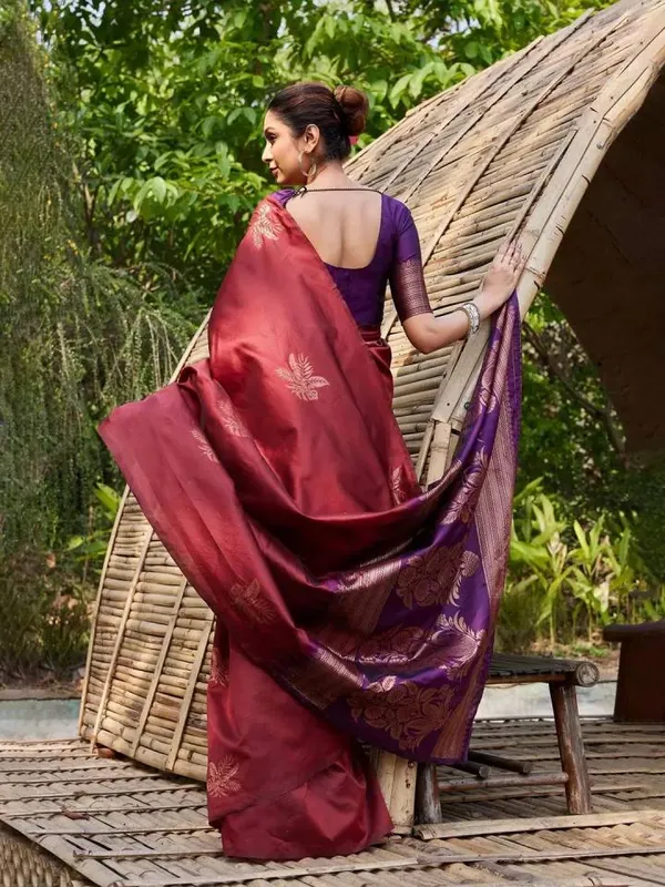 Maroon_Silk_Saree_for_Women
