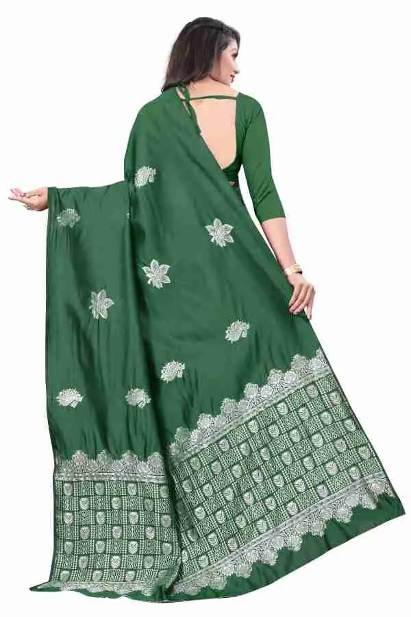 Green_Floral_Pattern_Saree_for_Women