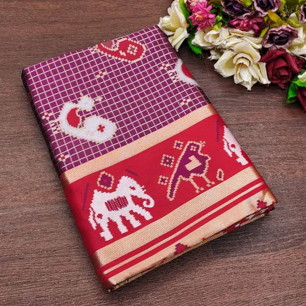 Purple_Woven_Motif_Saree_for_Women