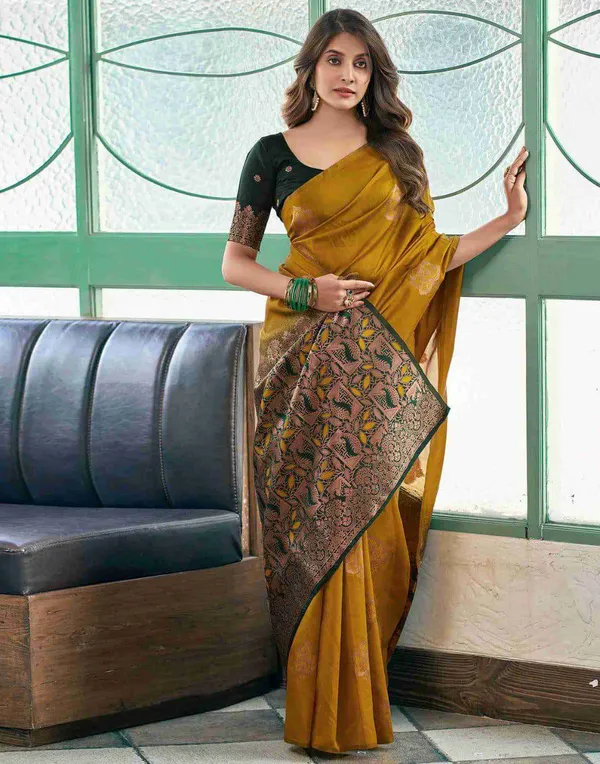 Mustard_Traditional_Saree_for_Women