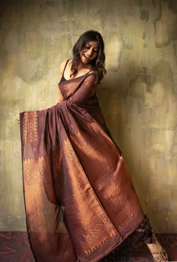 Brown_Woven_Saree_for_Women