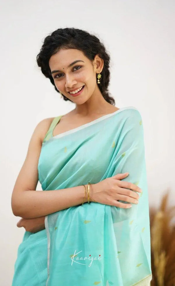 Aqua_Sheer_Draped_Saree_for_Women