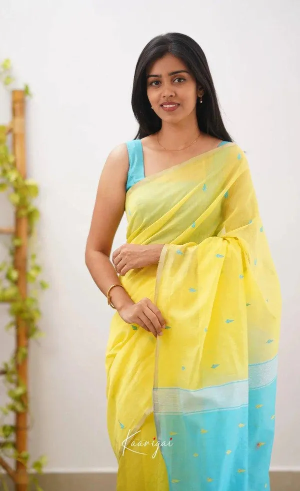Yellow_Printed_Saree_for_Women