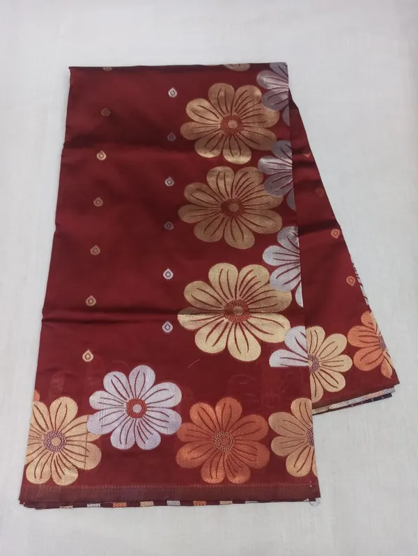 Maroon_Floral_Print_Saree_for_Women