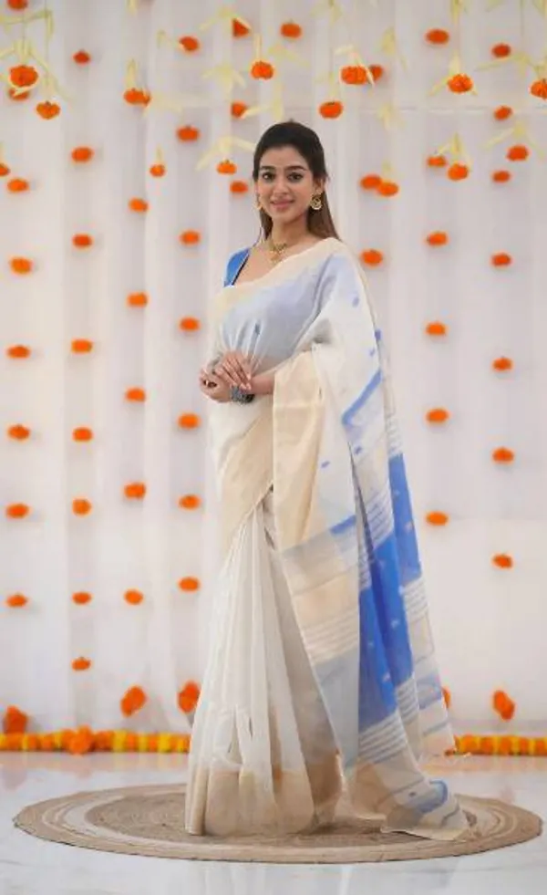 Off_White_Woven_Traditional_Saree_for_Women