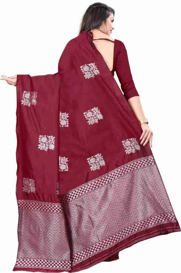 Maroon_Printed_Saree_for_Women