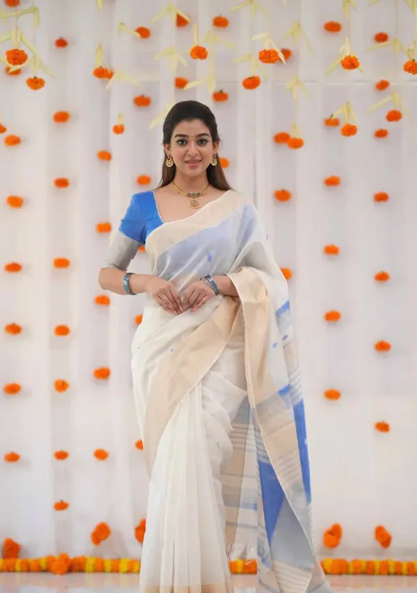 Off_White_Woven_Traditional_Saree_for_Women