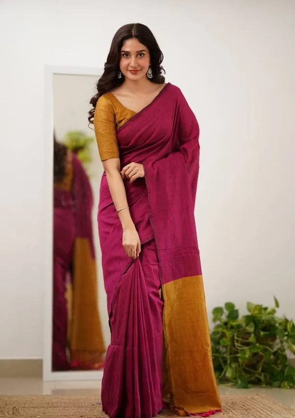 Magenta_Traditional_Saree_for_Women