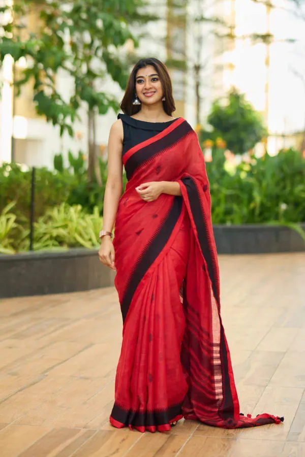 Red_Black_Printed_Saree_for_Women
