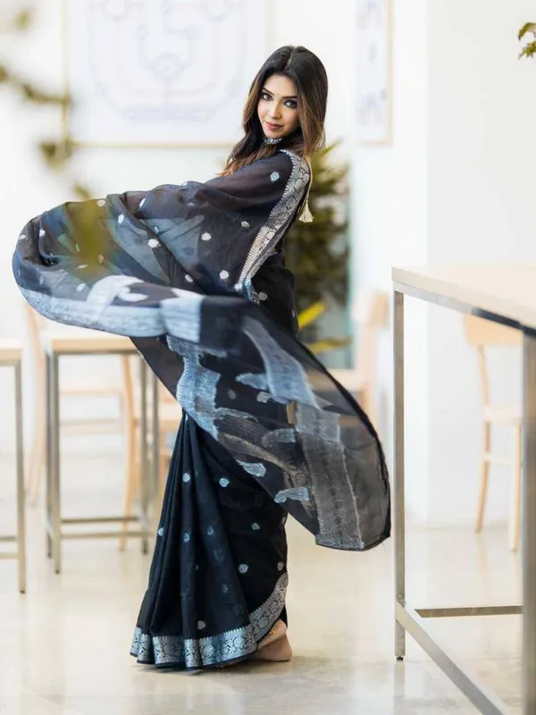 Black_Printed_Saree_for_Women