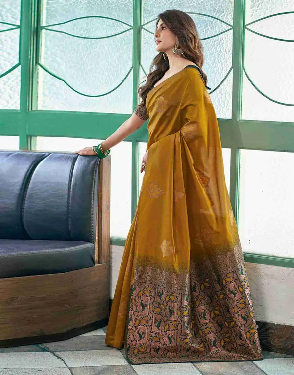 Mustard_Traditional_Saree_for_Women