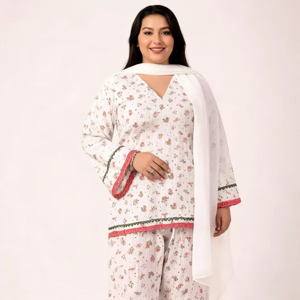 Off_White_Pure_Cotton_Floral_Farshi_Suit_Set_With_Dupatta_For_Women