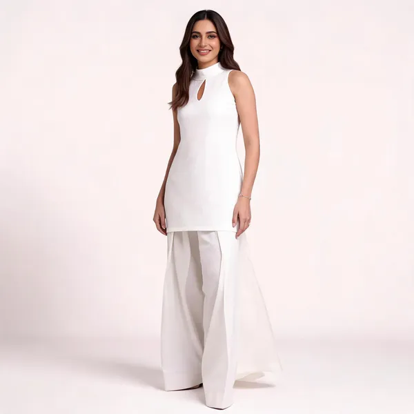 White_Pure_Cotton_Farshi_Suit_Set_For_Women