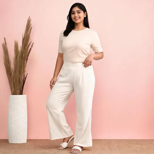 Off_White_Pure_Cotton_Wide_Leg_Trouser_For_Women