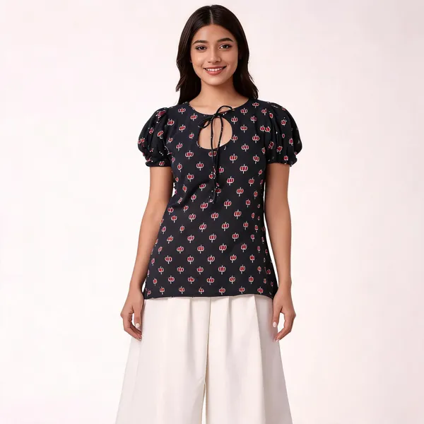 Pure_Cotton_Short_Kurti_For_Women