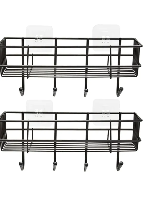 Steel_Modern_Black_4-Hook_Wall-Mounted_Basket