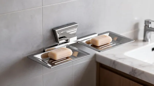 Steel_Modern_Silver_Double_Tray_Bathroom_Soap_Holder