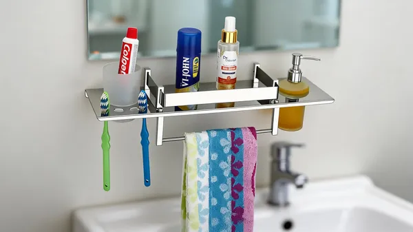 Steel_Modern_Silver_4-In-1_Bathroom_Wall_Organizer